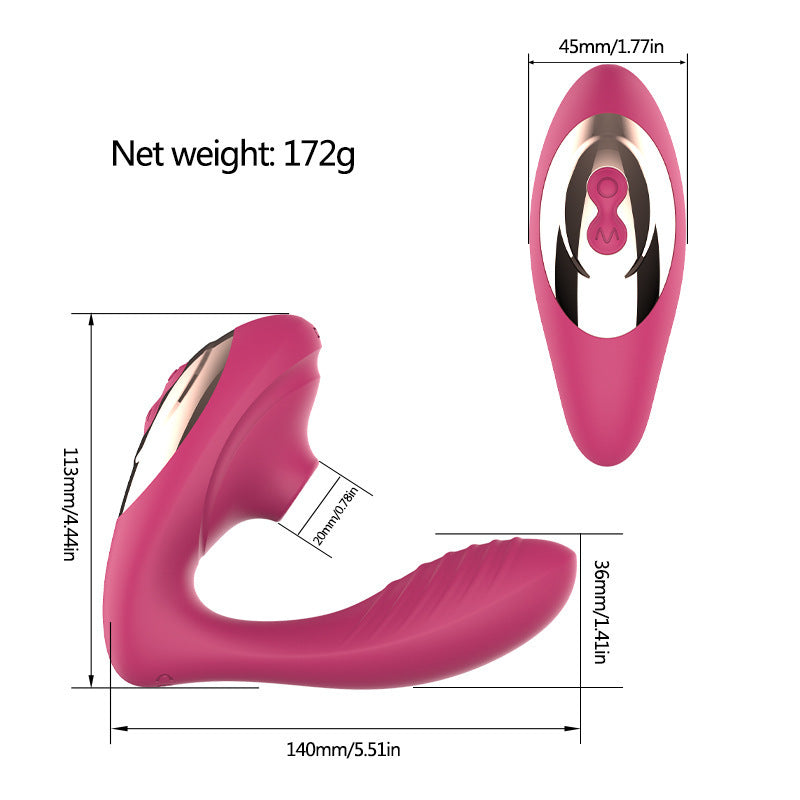 Sucking Silicone Charging Female toy